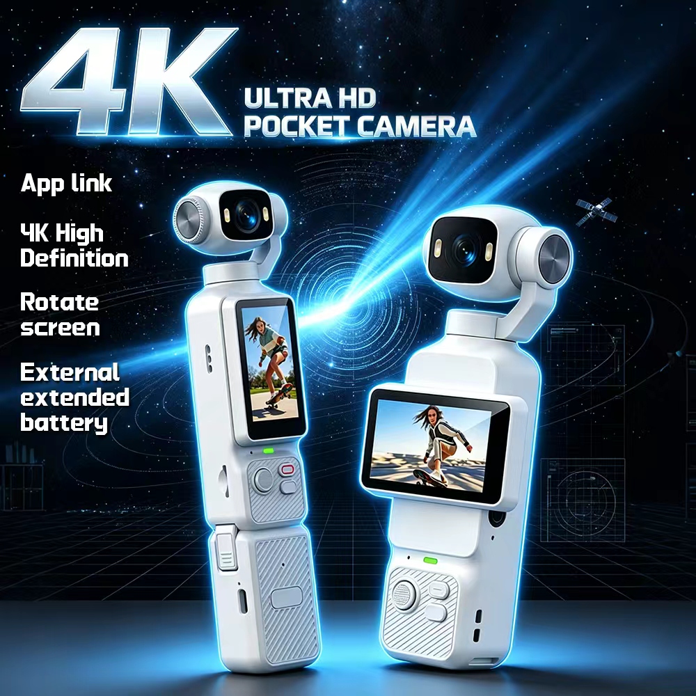 LK-033 4K Pocket Handheld Gimb - Garden Camera 评论和价格