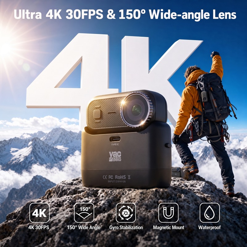 APEX Action 4K Camera  Mini PO - Garden Camera 评论和价格