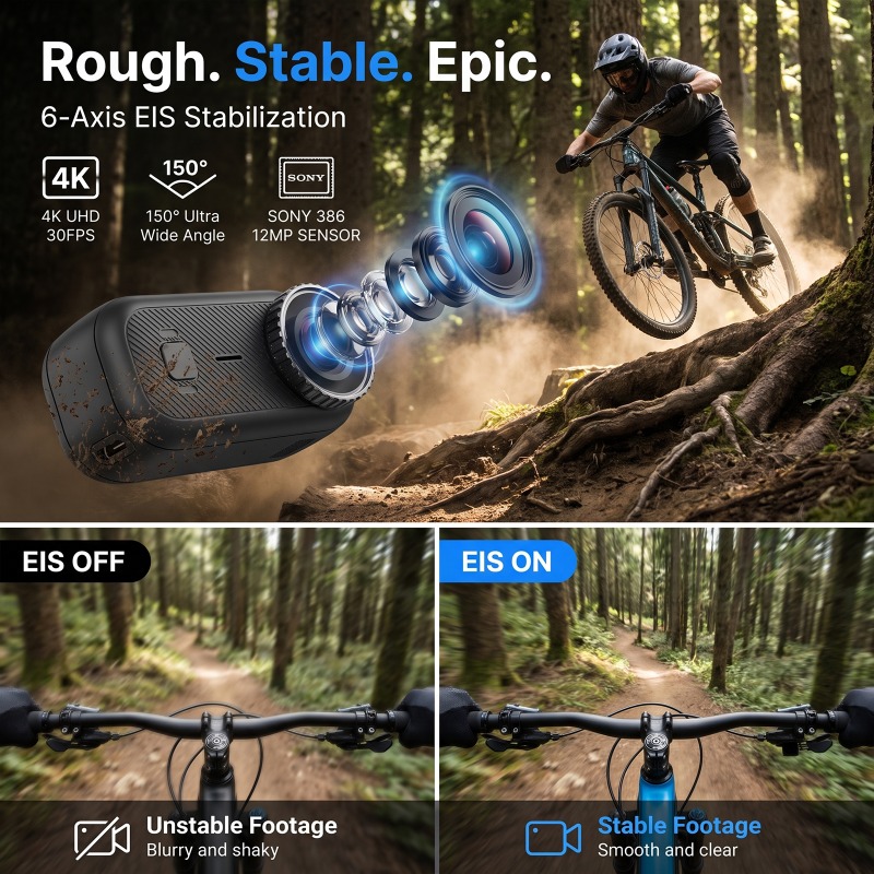 APEX Action 4K Camera  Mini PO - Garden Camera 评论和价格