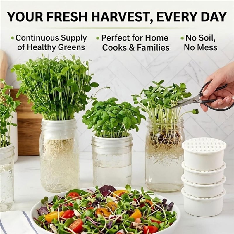 AB34-Mini Vegetable Planters I - Indoor Garden Kit 评论和价格
