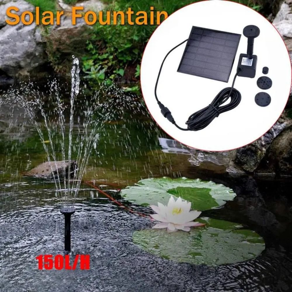 1.4W Mini Solar Fountain Pump  - Indoor Garden Kit 评论和价格