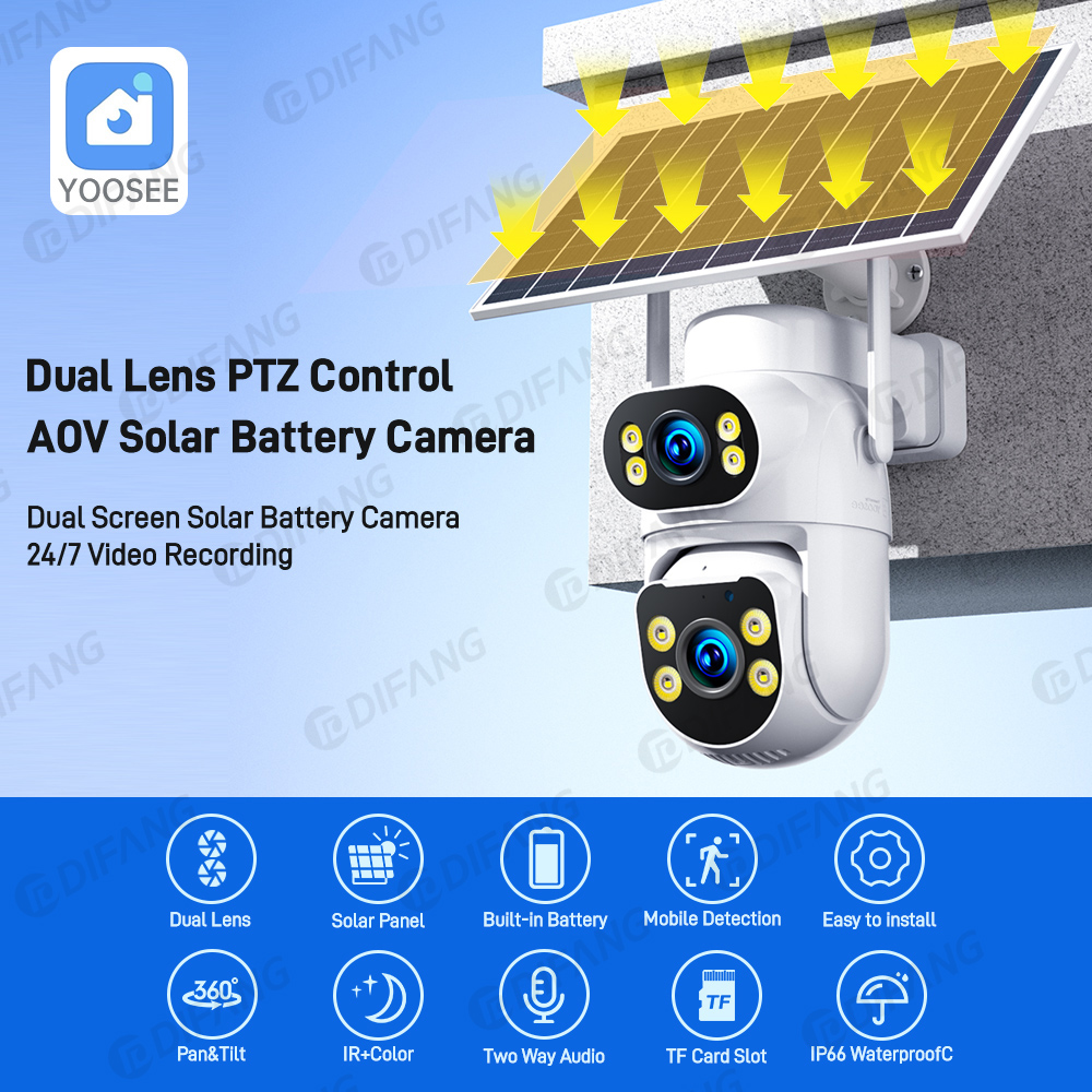 Yoosee 8MP Solar AOV 4G SIM Se - Garden Camera 评论和价格