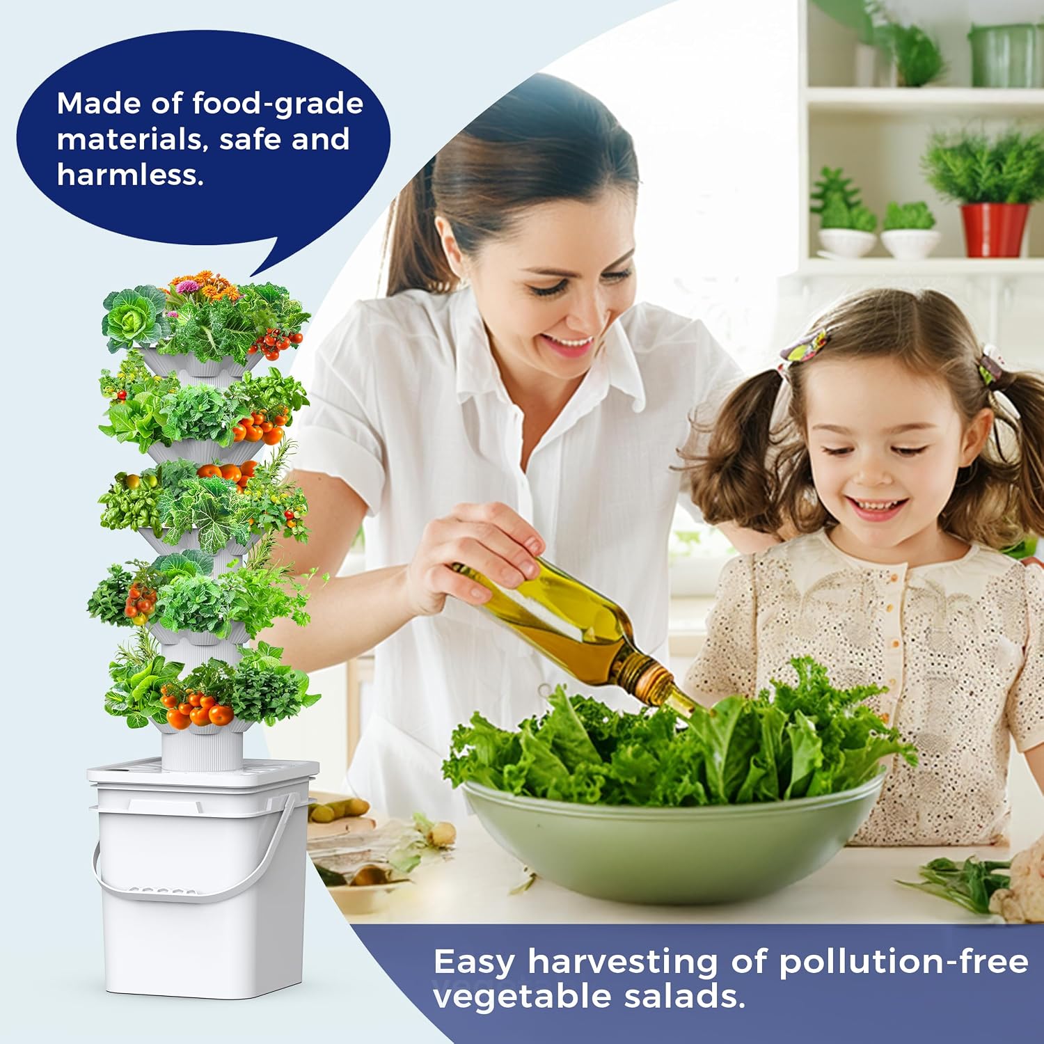 Hydroponics Growing System Kit - Hydroponic Tower 评论和价格