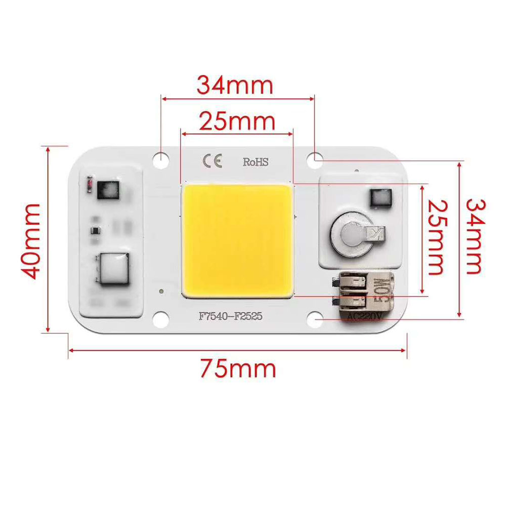 LED COB RGB Chip 50W AC220V No - Plant Grow Light Full Spectrum 评论和价格
