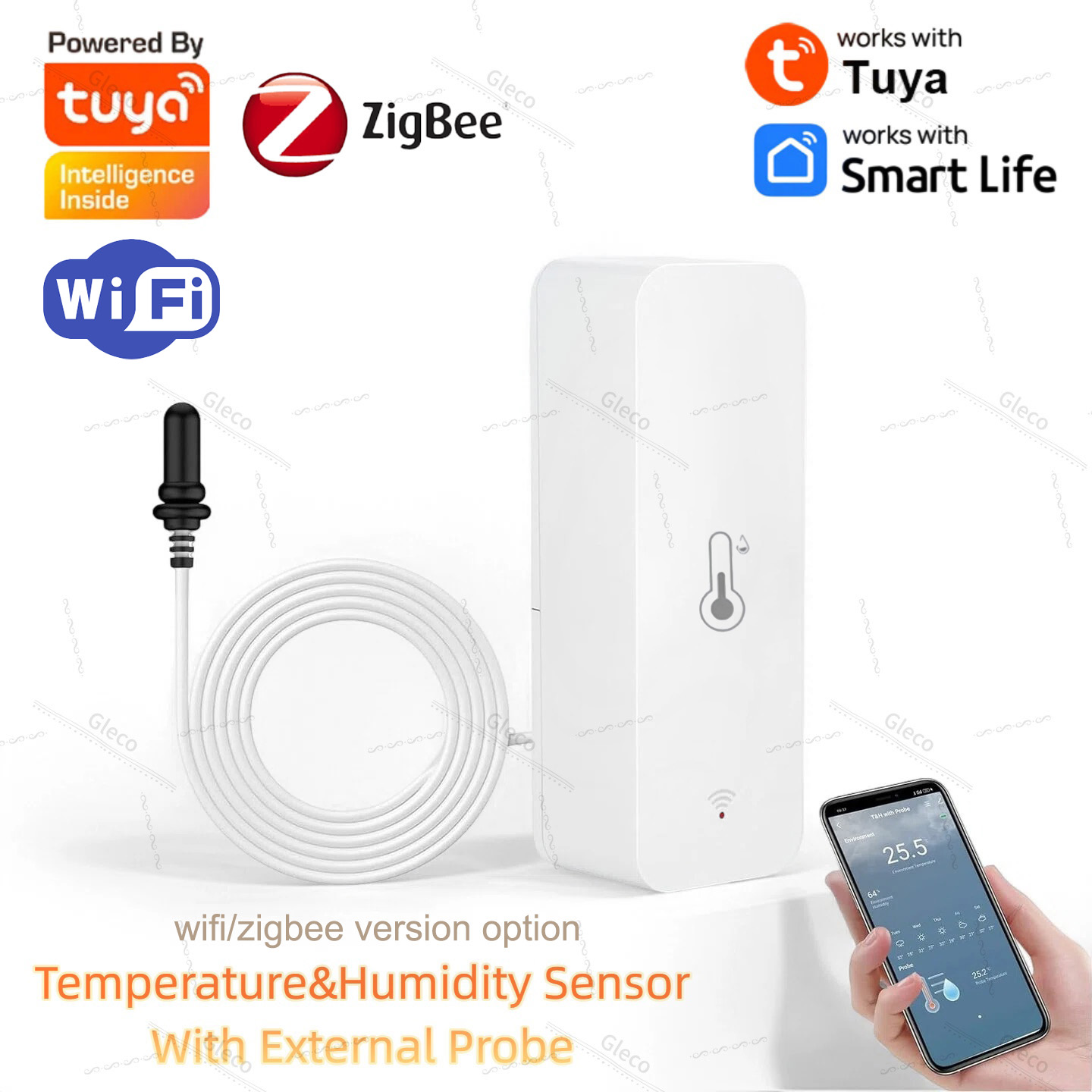 Tuya Wifi Zigbee Temperature a - Plant Monitor 评论和价格