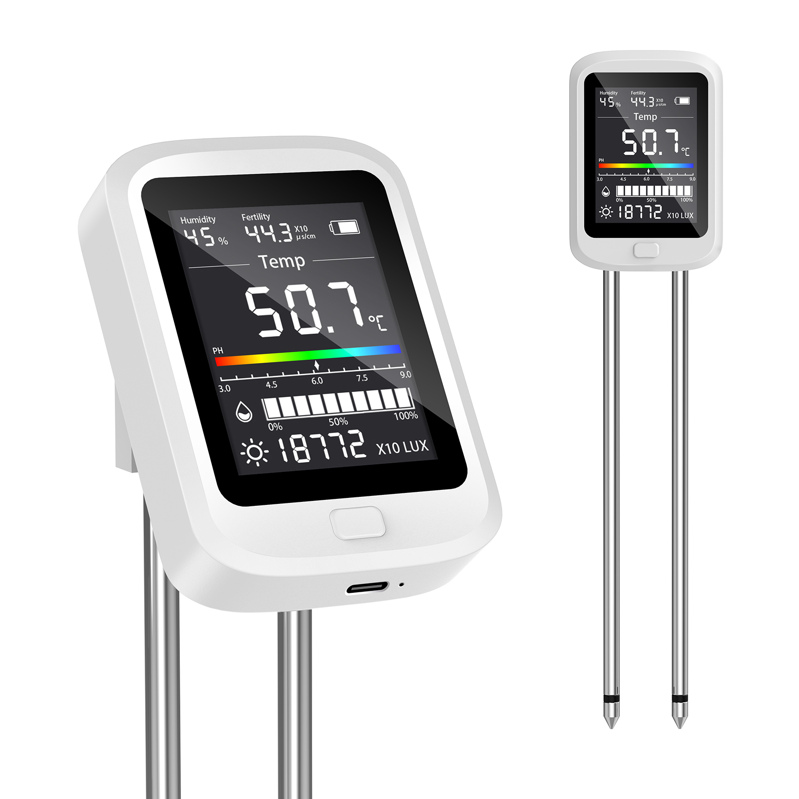 6-in-1 Soil Moisture Meter, Hy - Plant Monitor 评论和价格