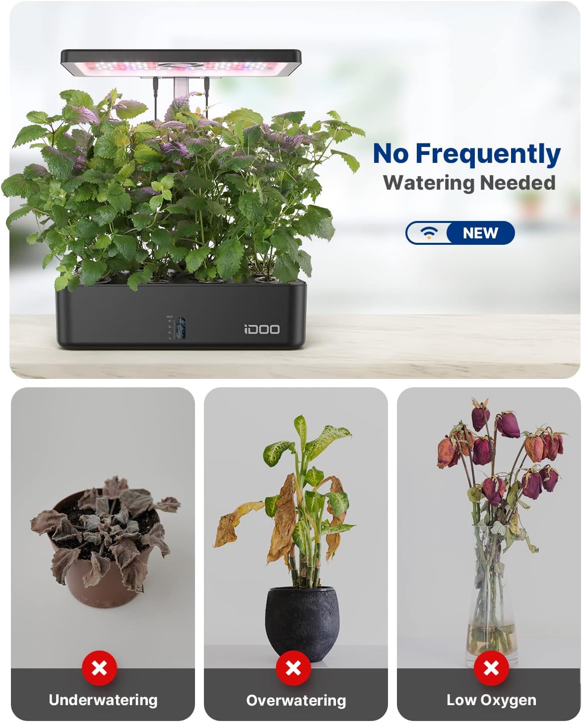 12 Pods WiFi Hydroponics Growi - Hydroponic Grow Pod 评论和价格