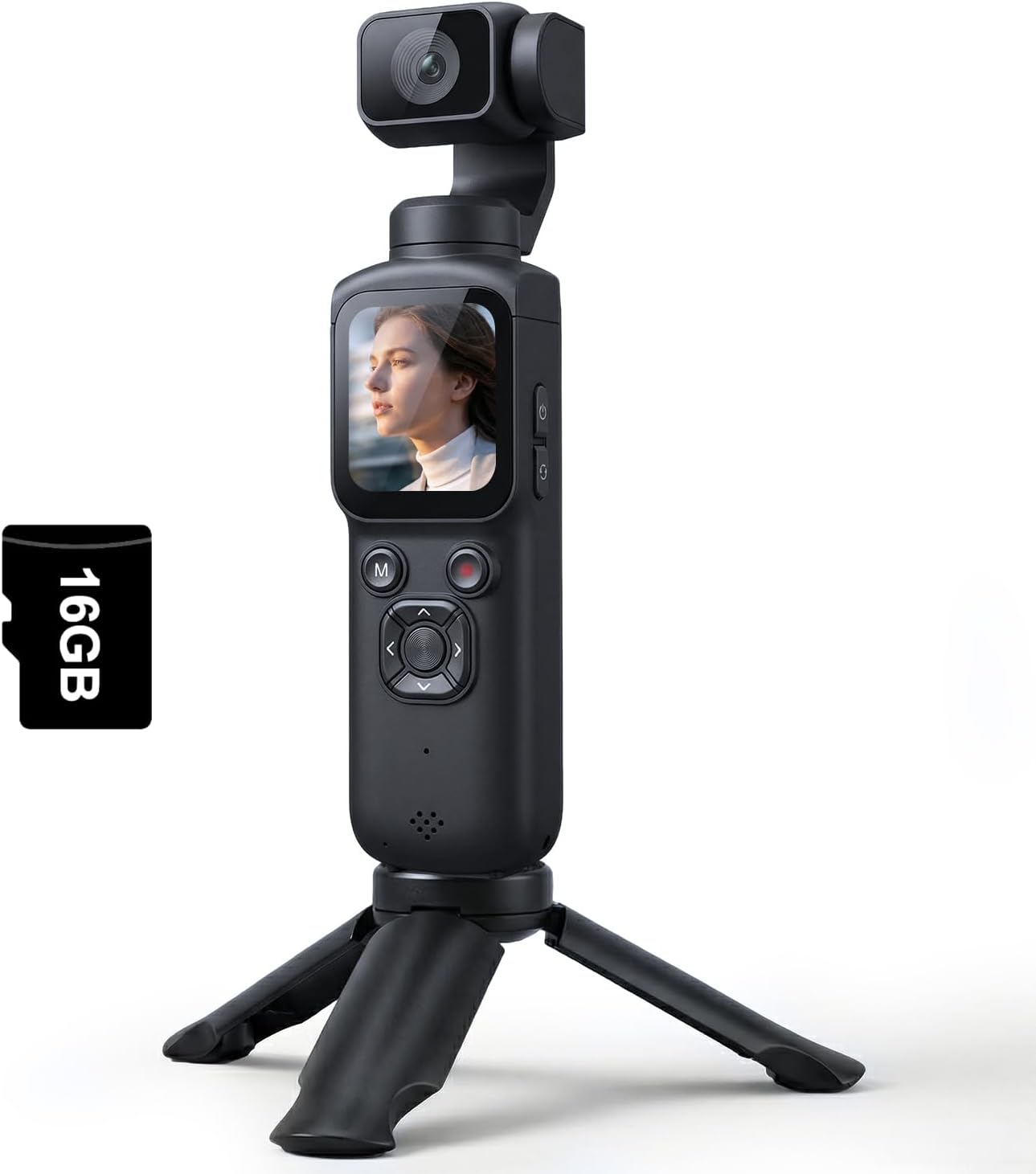 Pocket 3‑Axis Gimbal Vlog Came - Garden Camera 评论和价格