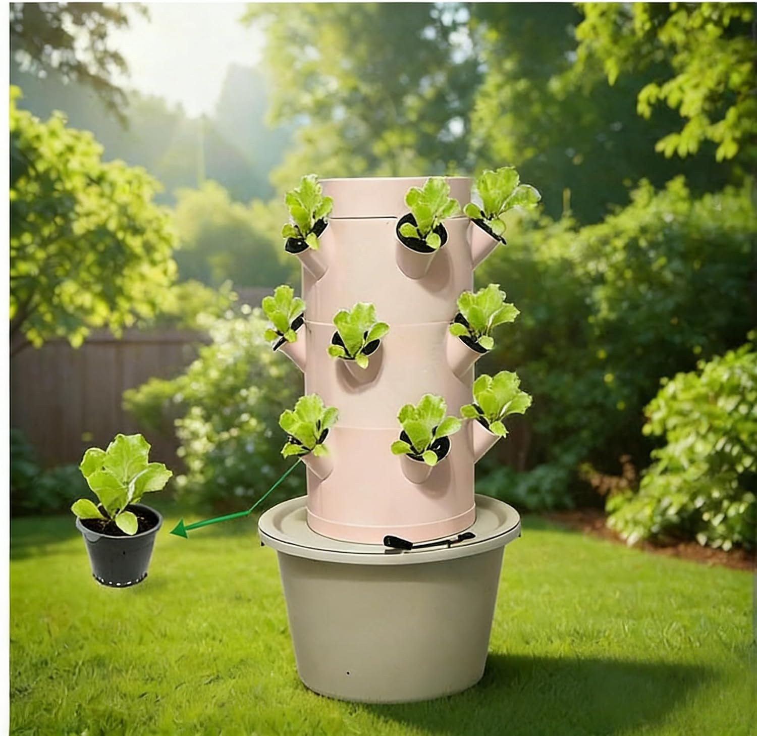 Vertical Hydroponic Growing Sy - Indoor Garden Kit 评论和价格